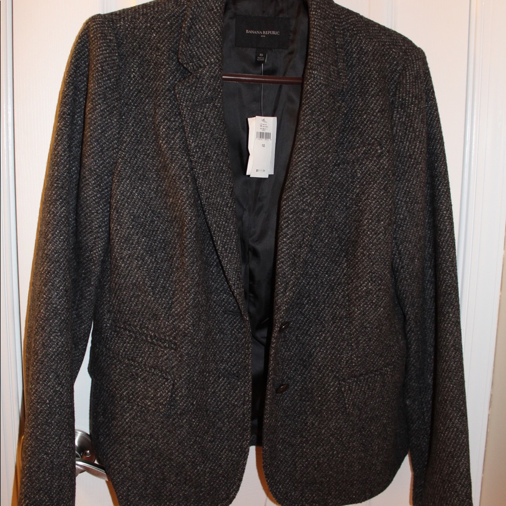 Banana Republic Tweed Blazer